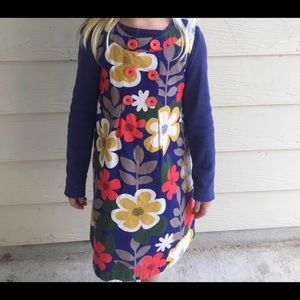 EUC Mini Boden floral dress with shirt